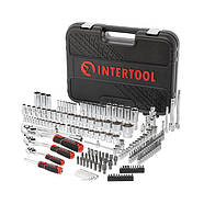 Набір інструментів 1/2 "& 3/8" & 1/4 ", 171ед., Cr-V STORM INTERTOOL ET-8171, фото 4