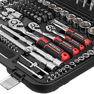 Набір інструментів 1/2 "& 3/8" & 1/4 ", 171ед., Cr-V STORM INTERTOOL ET-8171, фото 6