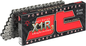 Мото ланцюг 525 118 ланів JTC525X1R3 зі ущільненням X-Ring3 сталева