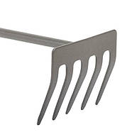 Граблі садові 245 мм * 118 мм із комбінованою ручкою [] INTERTOOL FT-0032, фото 5