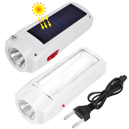 Ліхтар Luxury 1027 T, 1W+9SMD, сонячна батарея, вбудований акумулятор, ЗП 220V