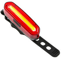 Велоліхтар AQY-096-COB (red+white), Li-Ion акум., ЗП microUSB, фото 4