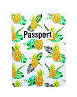 Обкладинка на паспорт Ананас