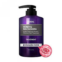 KUNDAL Honey & Macadamia Treatment English Rose Маска-Кондиционер для волос Английская роза 500 мл