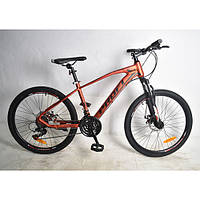 Велосипед горный MTB Profi VELOCITY 26 дюймов, рама 19", красный (G26VELOCITY A26.2)