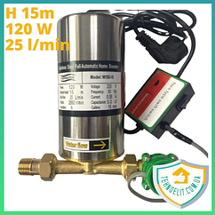 Підвищувальний безшумний насос для підвищення тиску води у квартирі підвищувальний тиск Forwater W15G-15