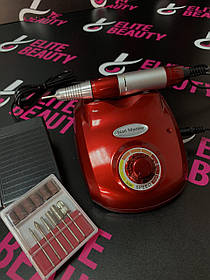 Фрезер для манікюру ZS-603 PRO RED 35000 об із педаллю