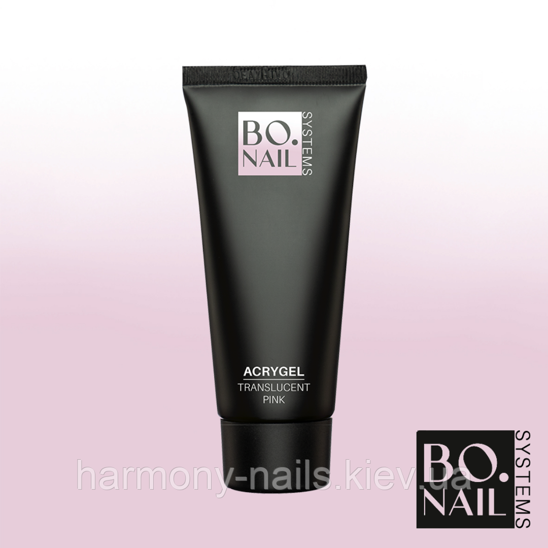BO. AcryGel Translucent Pink (Полігель) 56г, прозоро-рожевий