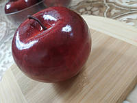 Яблоко муляж из пенопласта 6 см. Цвет - красный