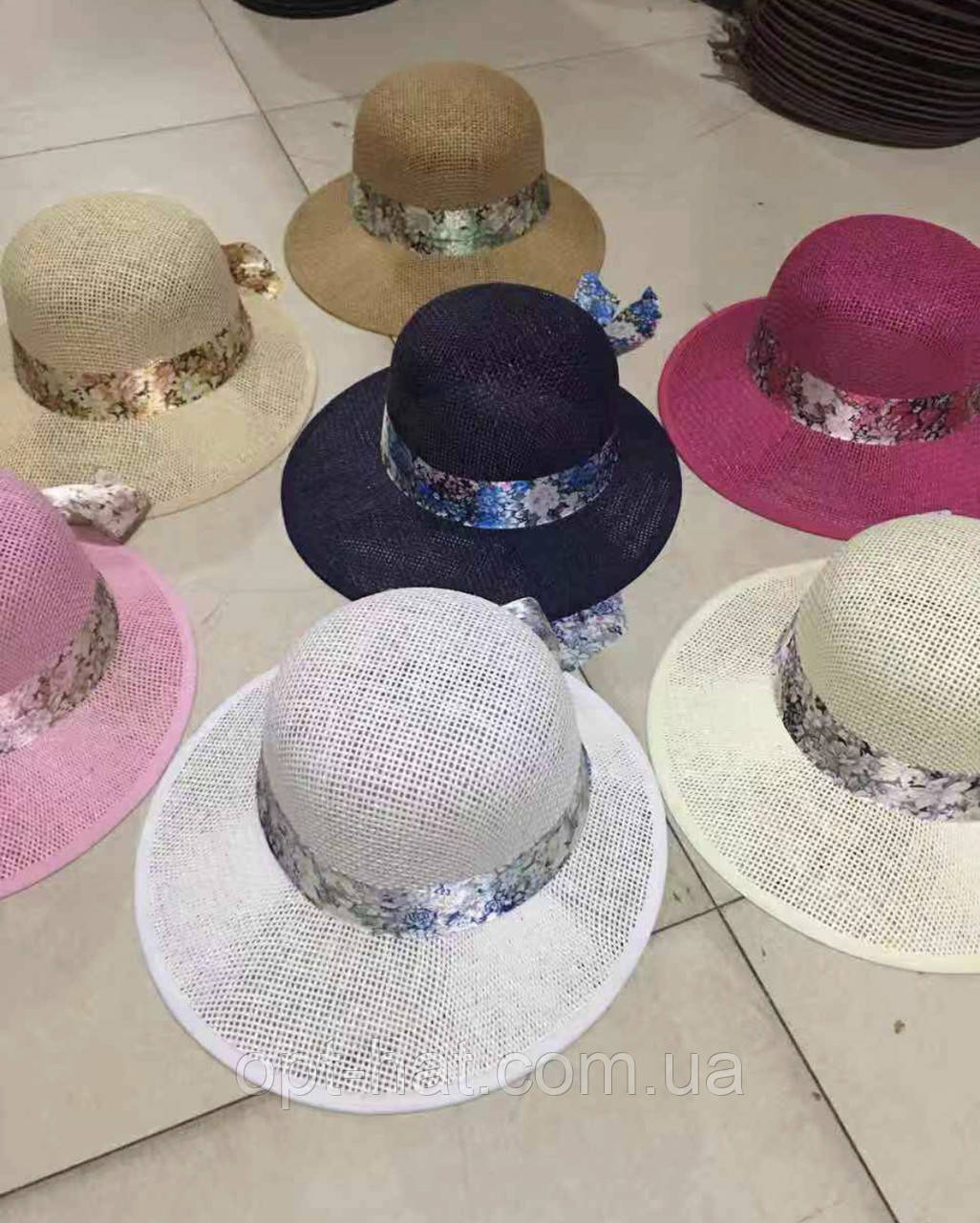 Капелюх 👒 з рисової соломи