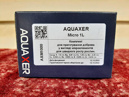 Добриво для акваріумних рослин AQUAXER Micro, мікроелементи 1000 ml, на 100000 л., фото 1