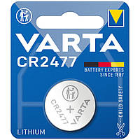 Дисковая батарейка VARTA Lithium Cell 3V CR2477 (850mAh)