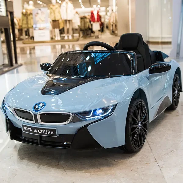 Дитячий електромобіль BMW i8 coupe синій