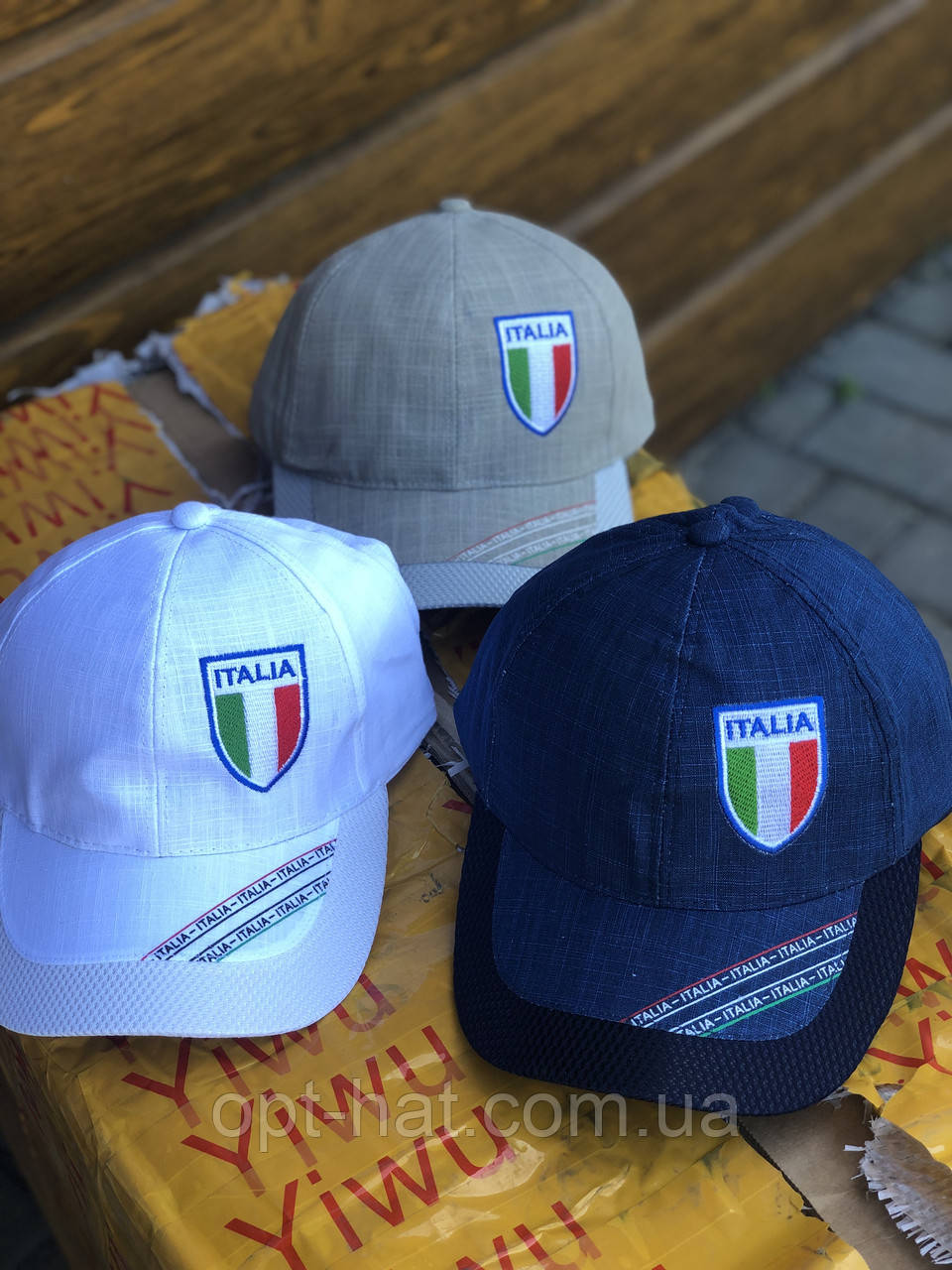 Бейсболка літня льон, фото 1