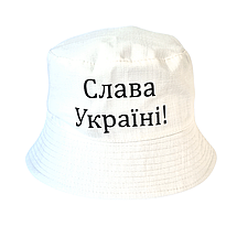 Панама Слава Україні льон, фото 2