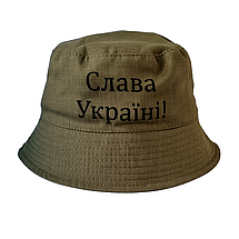 Панама Слава Україні льон, фото 5