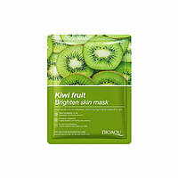 Маска для лица с экстрактом сочного киви Bioaqua Kiwi Fruit Brighten Skin Mask