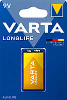 Батарейка щелочная VARTA Longlife 9V/6LR61