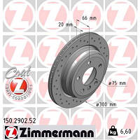 Тормозной диск ZIMMERMANN 150.2902.52