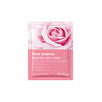 Маска для лица с эссенцией свежей розы Bioaqua Rose Essence Brighten Skin Mask