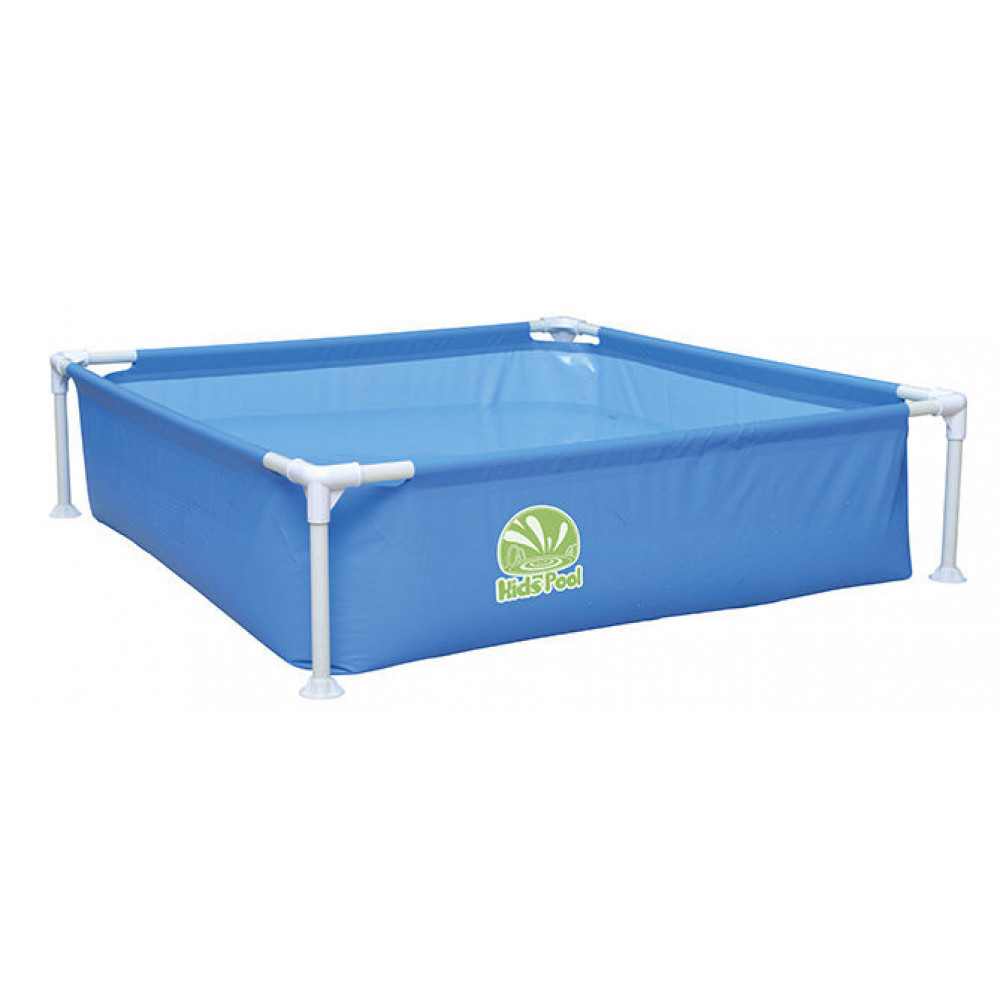 Басейн дитячий каркасний Jilong 17256-1 блакитний (122 x 122 х 33 см) (JL17256-1)