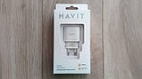 Швидкий зарядний пристрій HAVIT HV-UC1016 USB-C 20 W 3 A, White, фото 5