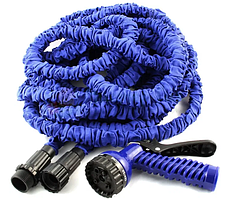 Cадовий шланг для поливу Magic-hose Pro 30м (100FT) з розпилювачем, синій, фото 4