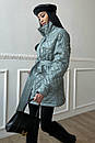 Молодіжна стьобана жіноча оливкова куртка Іта 42-44, 46-48 розміри, фото 2