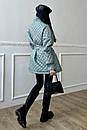 Молодіжна стьобана жіноча оливкова куртка Іта 42-44, 46-48 розміри, фото 4