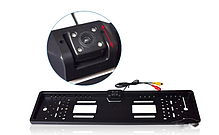 Камера заднього огляду в рамці номерного знака 16 LED HD CCD Night Vision R314, фото 6
