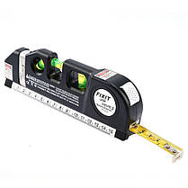 Лазерний рівень із рулеткою та лінійкою level meter, фото 4