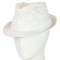 Белая детская шляпа челентанка на лето для мальчика девочки