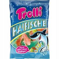 Конфеты желейные жевательные Trolli Haifische (Акулы), 150г, Германия, разноцветные