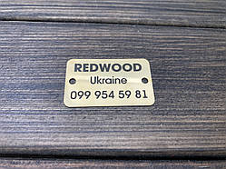 Металева табличка з лазерним гравіюванням 5