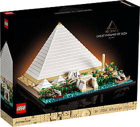Конструктор LEGO Architecture Піраміда Хеопса 1476 деталей (21058)