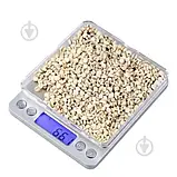 Електронні ваги PWE Scale-I2000 з 2 чашами (0.1- 1000 г) ювелірні, фото 3