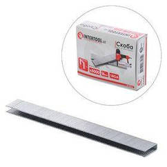 Скоба для степлера PT-1612 16 мм (18GA) 5,7(5,8)x1,25x1,0 мм 5000 шт./пач INTERTOOL PT-8316