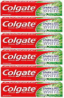 Colgate Sparkling White Отбеливающая зубная паста, мята - 226 гр (6 упаковок)