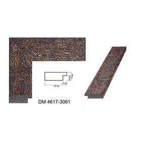 Багетна рамка для картини Коричнева 40*50 см DM4617-3061 Origami Baget