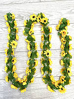Штучна ліана з соняшниками (2 метри), фото 5