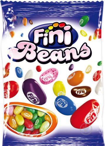Цукерки мармеладні желейні жувальні Fini Beans, 90 г, Іспанія, БЕЗ ГЛЮТЕНА різнобарвні