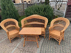 Набір меблів плетений «Крапля з косичкою "