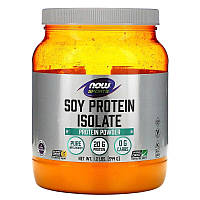 Изолят соевого белка NOW Foods, Sports "Soy Protein Isolate" без вкусовых добавок, в порошке (544 г)