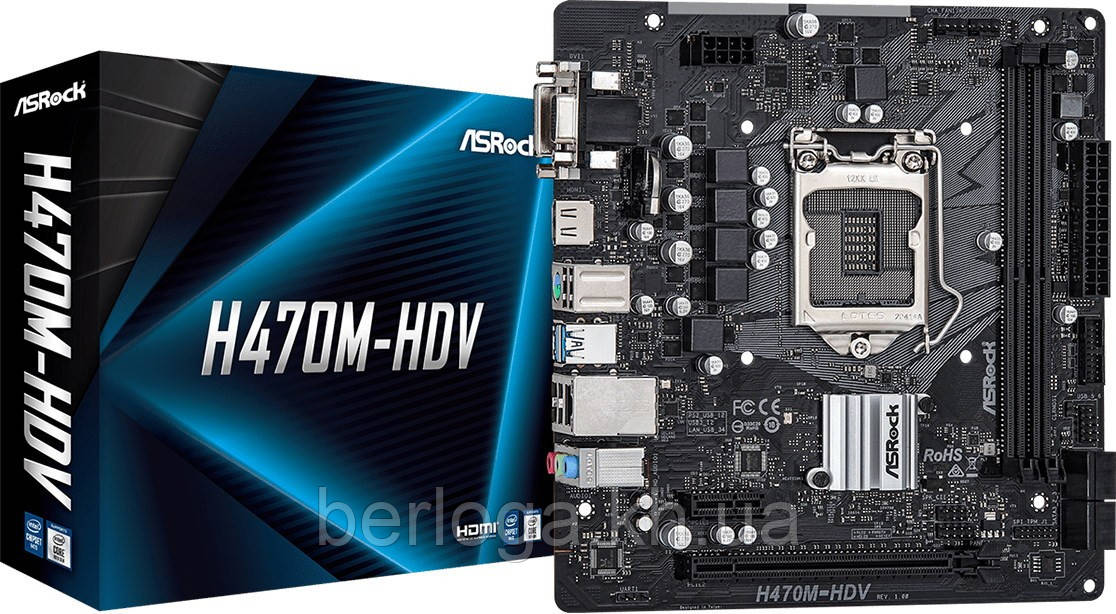Материнська плата ASRock H470M-HDV