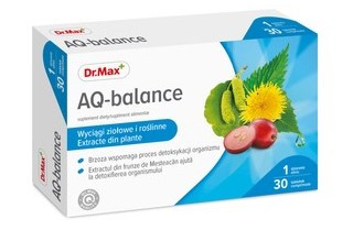 Dr.Max Aq-balance рослинні екстракти для детоксу, 30 таблеток
