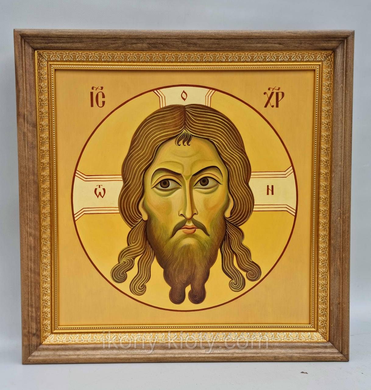 Рівний строгий глуковий кіот для ікони Нерукотворний образ
