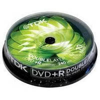 Диски DVD+R DL 8,5 GB TDK DL двухслойные диски