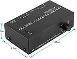 Підсилювач фонокоректор M/M Toolmsc AK750S RCA з регуляторами рівня Адаптер живлення Вхід-вихід, фото 4