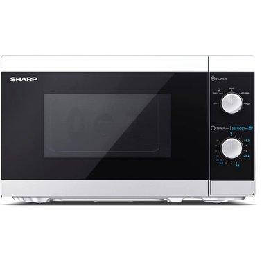Мікрохвильова піч СОЛО SHARP YC-MS01E-W (800Вт, 20л, Білий, механіка 5 ур. потужн,), фото 2