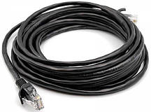 Мережевий кабель патч-корд NX CAT 5E LAN 10 м чорний